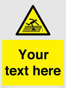 Custom Figure on Roof Sign